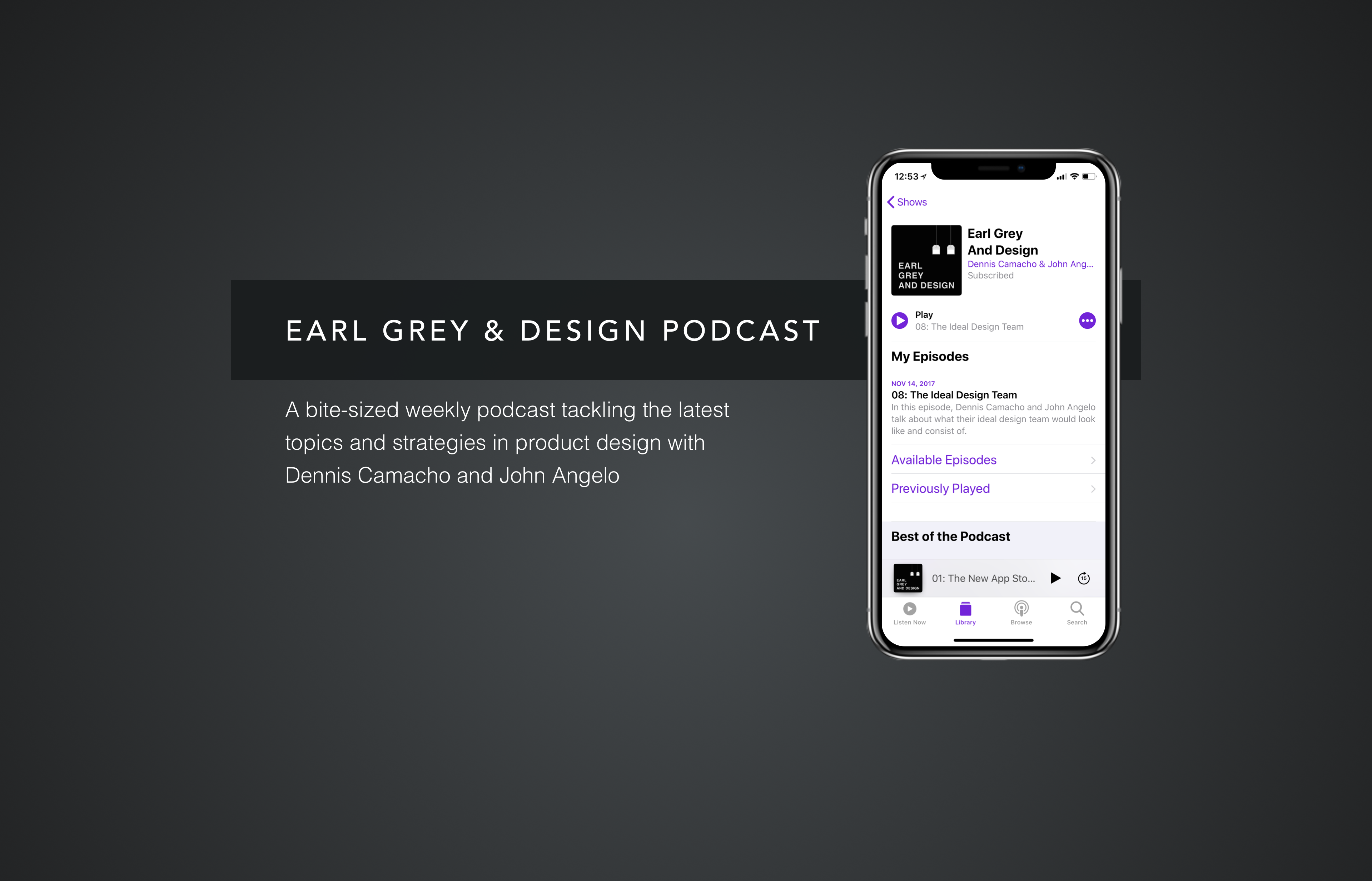 Earl Grey & Design - The Podcast