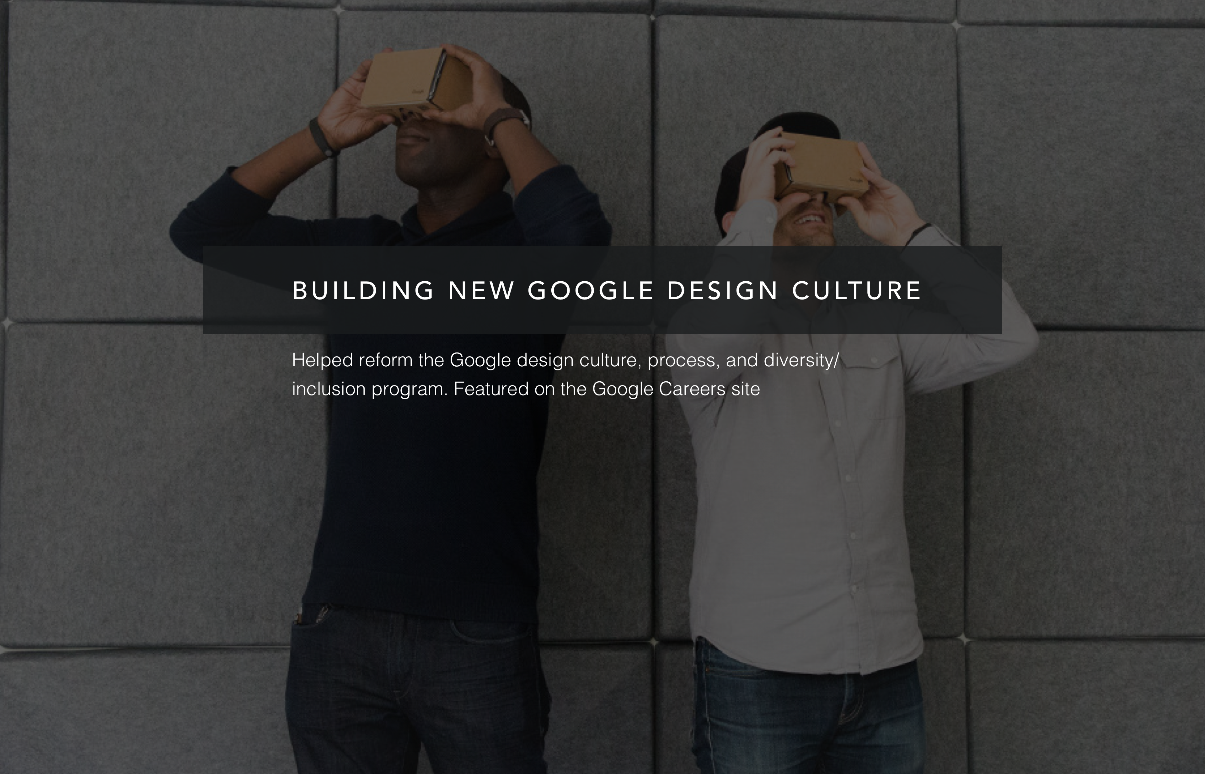 Building New Google Design Culture
